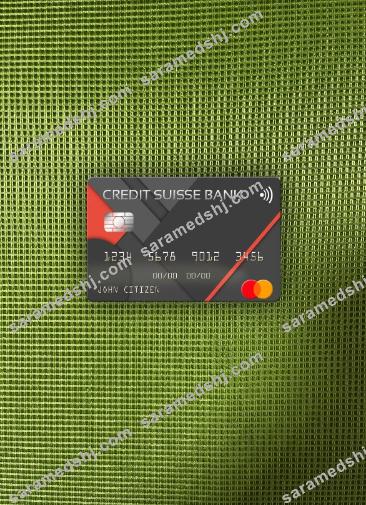 USA Credit Suisse Bank mastercard photolook front